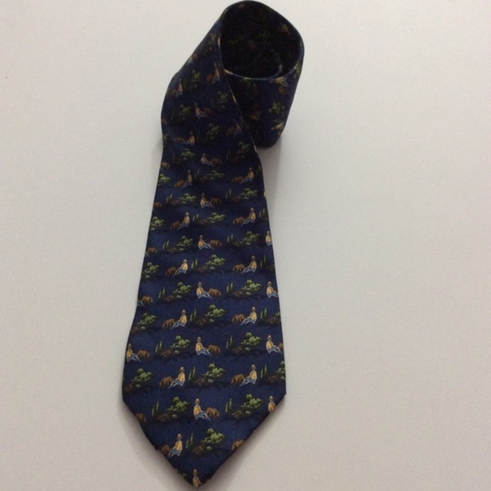 Salvatore Ferragamo $190 Boy & Dog Blue Ne…